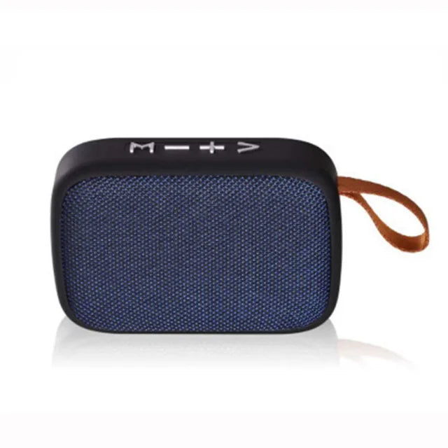 Portable Fabric Bluetooth Speaker Waterproof Rechargeable TF Card FM Radio 3W 4.65 x 3.07 x 1.54 in (118 x 78 x 39 mm)