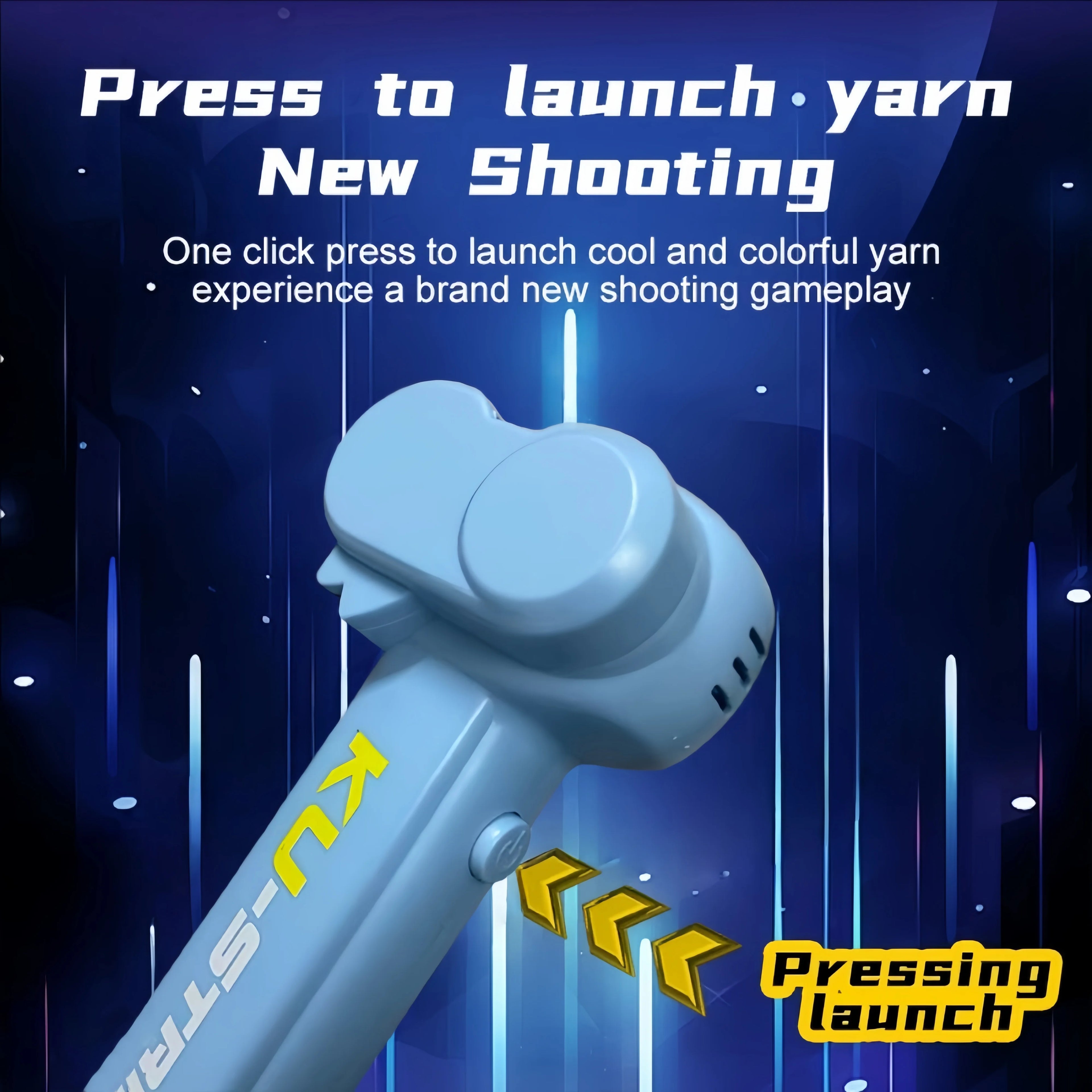 Glow-in-the-Dark Electric Rope Spinner Toy — Rechargeable Outdoor Decompression Toy for Kids & Cats