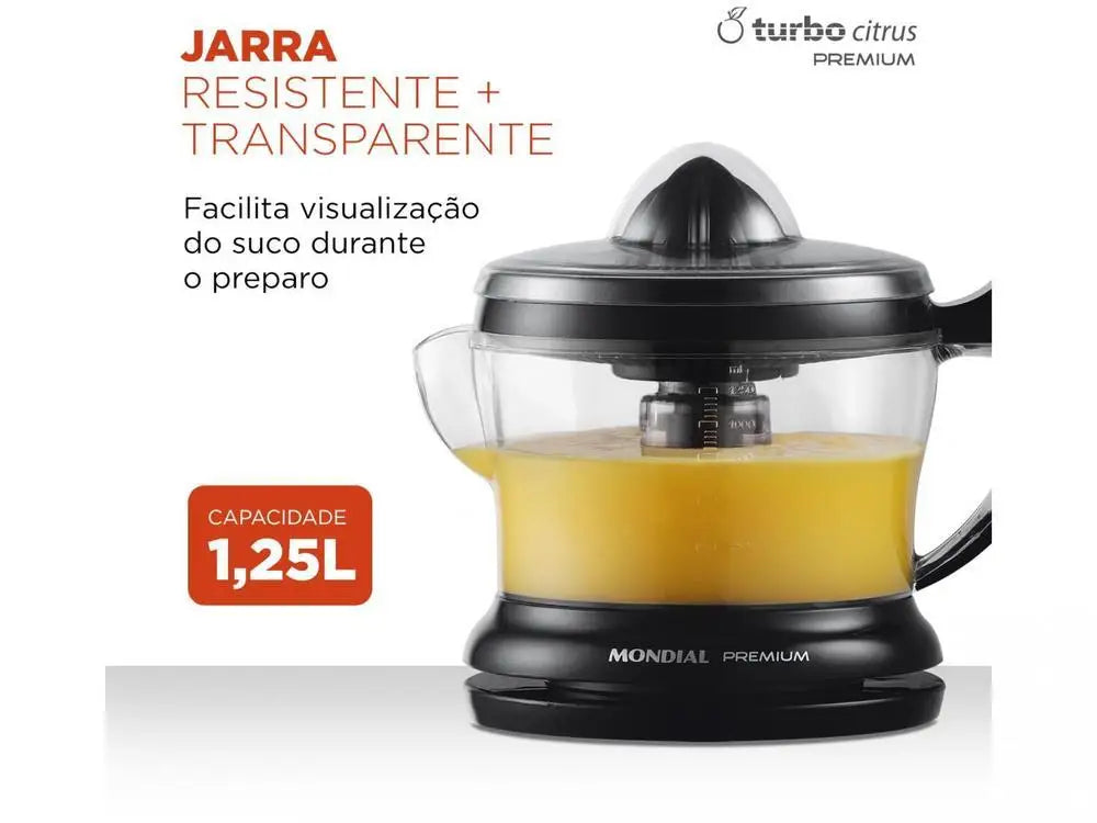 Premium Electric Citrus Juicer 110V – 1.25 L (42 fl oz) Dual-Cone, 30W