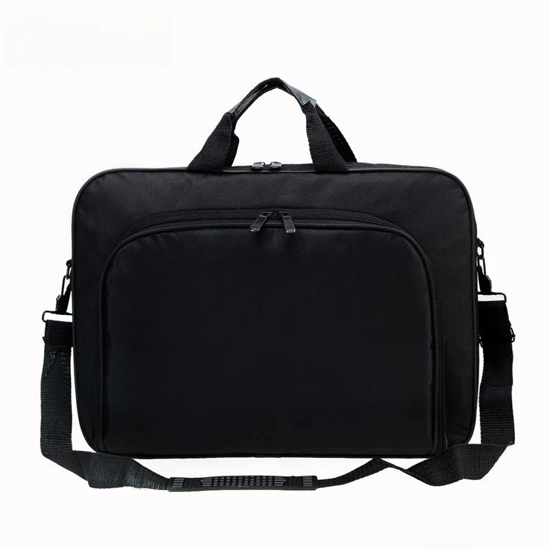 15.6–17 Inch (39.6–43.2 cm) Nylon Laptop Briefcase – Business Shoulder Bag with Zipper