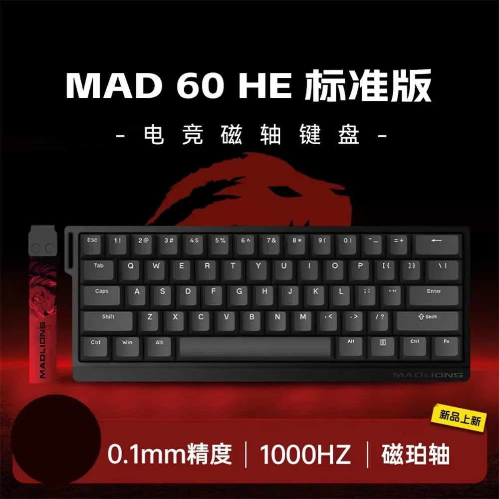 Mechanical Gaming Keyboard — Hot-Swap Magnetic Switch, 60% / 68% Compact Wired RGB with 8K Rapid Trigger