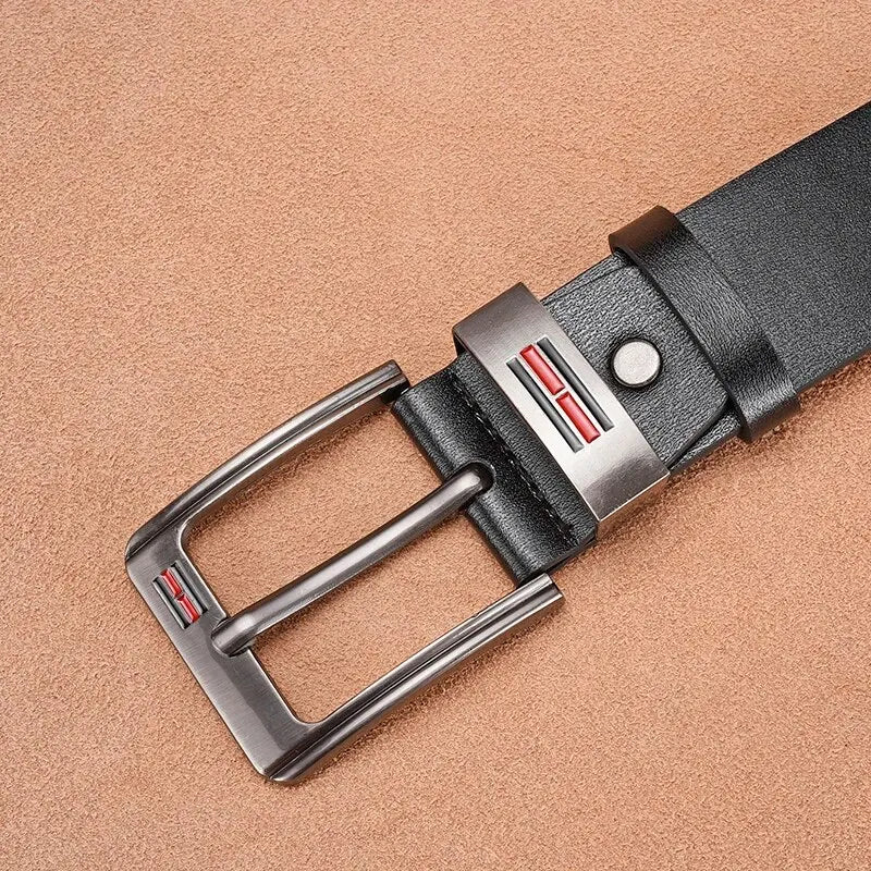 Men's PU Leather Belt with Metal Buckle 1.5 in (3.8 cm) Casual & Business Jeans Belt