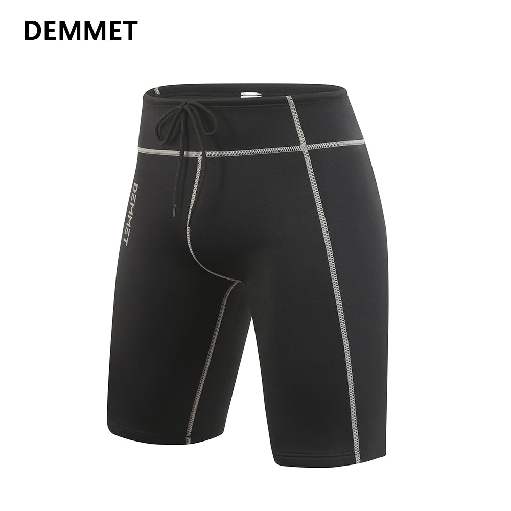 Men's Short Neoprene Wetsuit - Jacket or Pants 1.5mm / 3mm Front-Zip Split Sleeve for Surfing, Diving & Spearfishing