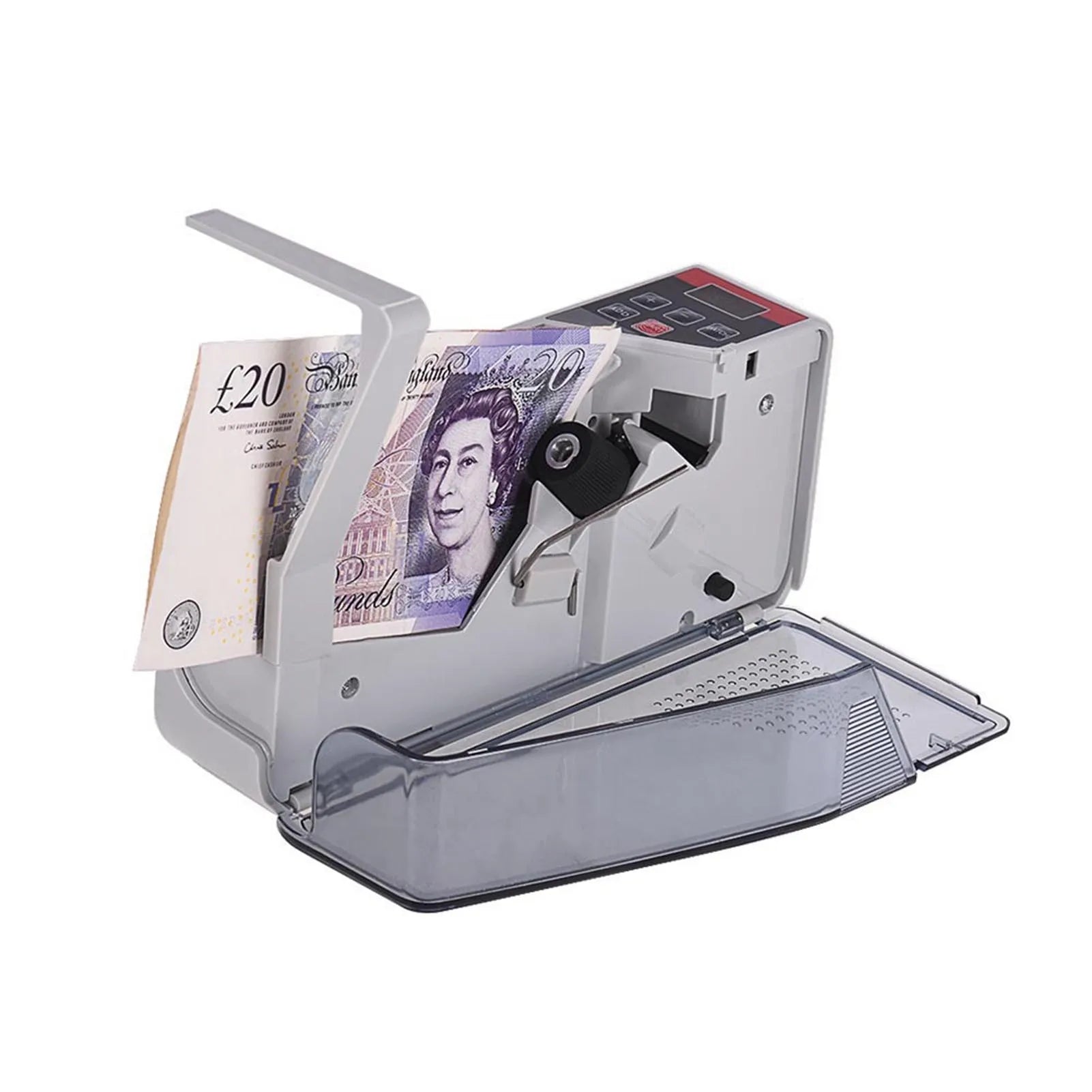Portable Mini Money Counter – Battery-Operated Bill & Currency Counter with 3-Digit LED Display and Carrying Bag