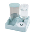 Automatic 2-in-1 Gravity Pet Feeder & Water Dispenser — Tilted Food and Waterer for Cats & Small Dogs