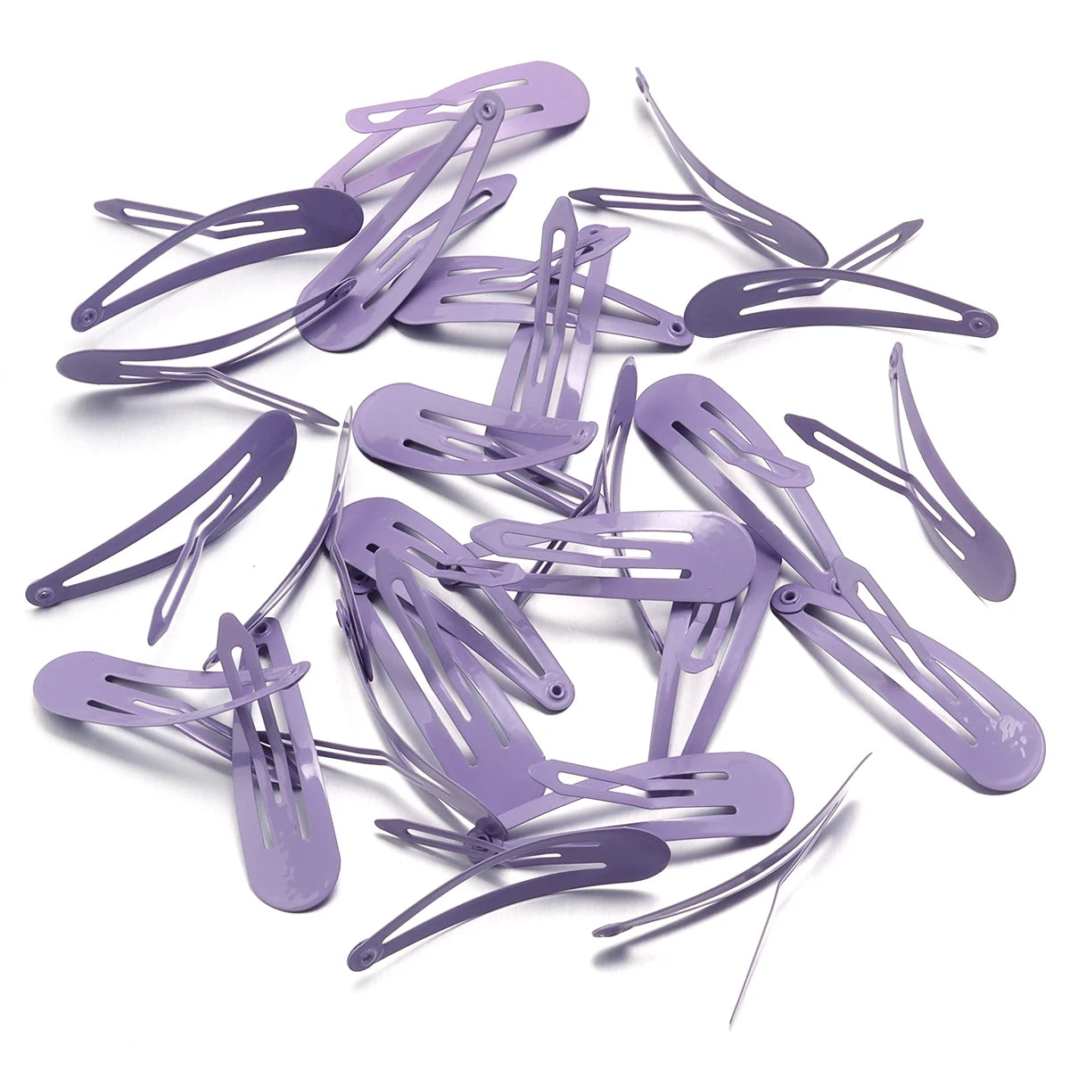 50-Pack Metal Candy Color BB Hair Clips – Waterdrop Hairpins for Kids, Girls & Women | Y2K