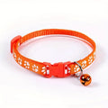Adjustable Cat Collar with Bell – Colorful Pattern Kitten Necklace & DIY Ring Pet Accessory