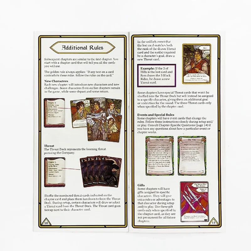 The Rings Trick-Taking Cooperative Card Game - Bilingual Strategy Board Game