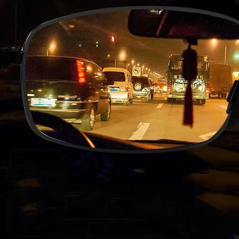 Night Vision Driving Glasses – Unisex UV Protection Sunglasses for Night Car Driving