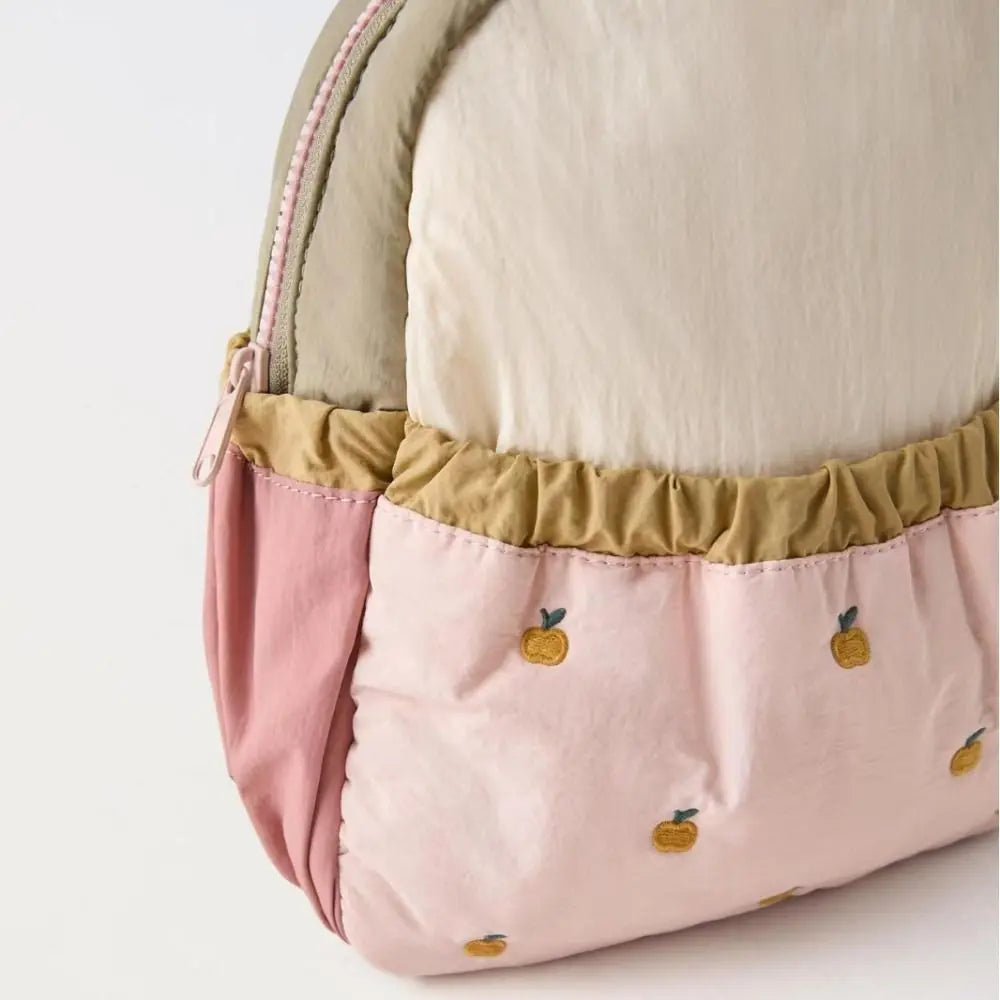 Little Apple Embroidered Backpack Lightweight Large Capacity School & Travel Bag 37 x 22 x 10 cm (14.6 x 8.7 x 3.9 in)