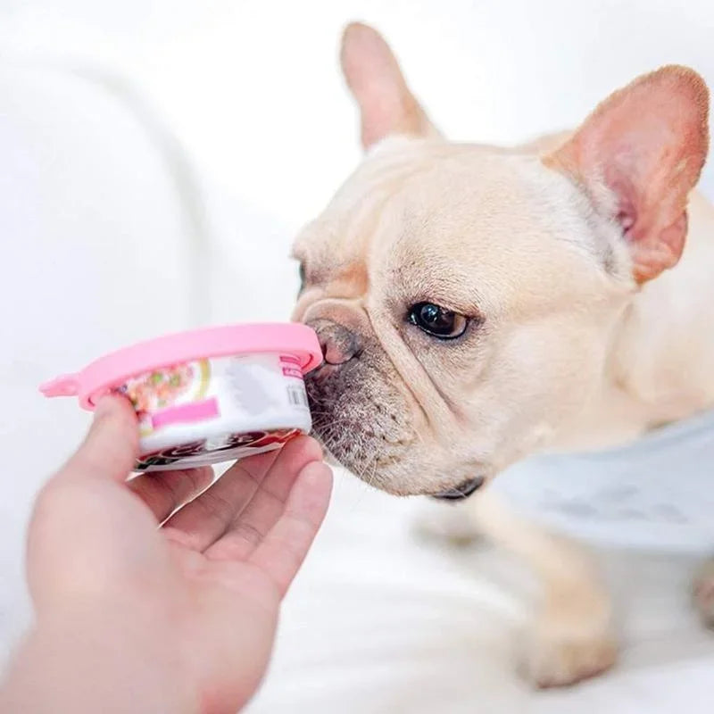 3-in-1 Silicone Pet Can Lid – Reusable Airtight Seal for Dog & Cat Cans, Fits 65/75/85mm (2.6" / 3.0" / 3.3")