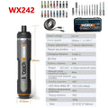 4V Mini Cordless Electric Screwdriver Set - USB Rechargeable Portable 30-Bit Kit for Home DIY
