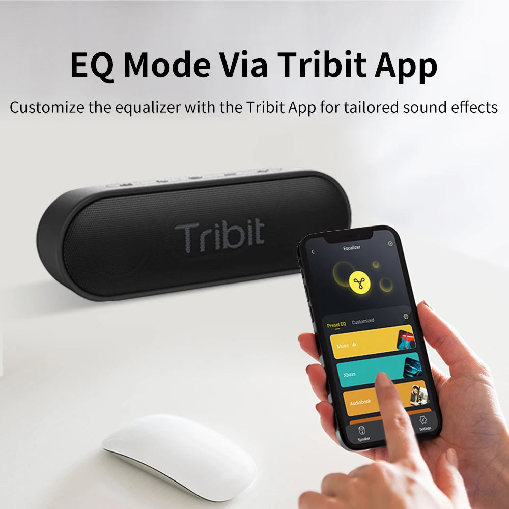 Portable Bluetooth Speaker 16W (Bluetooth 5.3) IPX7 Waterproof — Enhanced Bass, 24‑Hour Playtime, USB‑C & AUX for Camping & Parties
