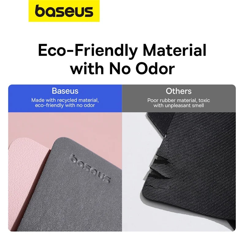 Simple Color PU Leather Mouse Pad Anti-Slip Waterproof Desk Mat 26 x 21 cm (10.2 x 8.3 in) — Office & School Accessories