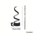 USB Plug-In Spiral LED Night Light – Dimmable 3-Color Adjustable Bedside Desk Lamp for Bedroom, Living Room, Office