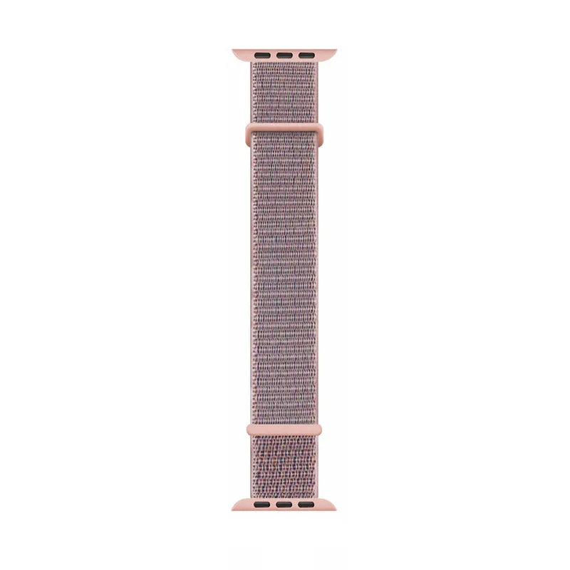 Nylon Braided Breathable Watch Band – Fits 38/40/41/42/44/45/46/49 mm (1.50–1.93 in) Smartwatches