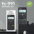 Scientific Calculator — Matrix & Equation Solver, Complex Number Function Calculator, 12-Digit Dual-Power for Office & Finance