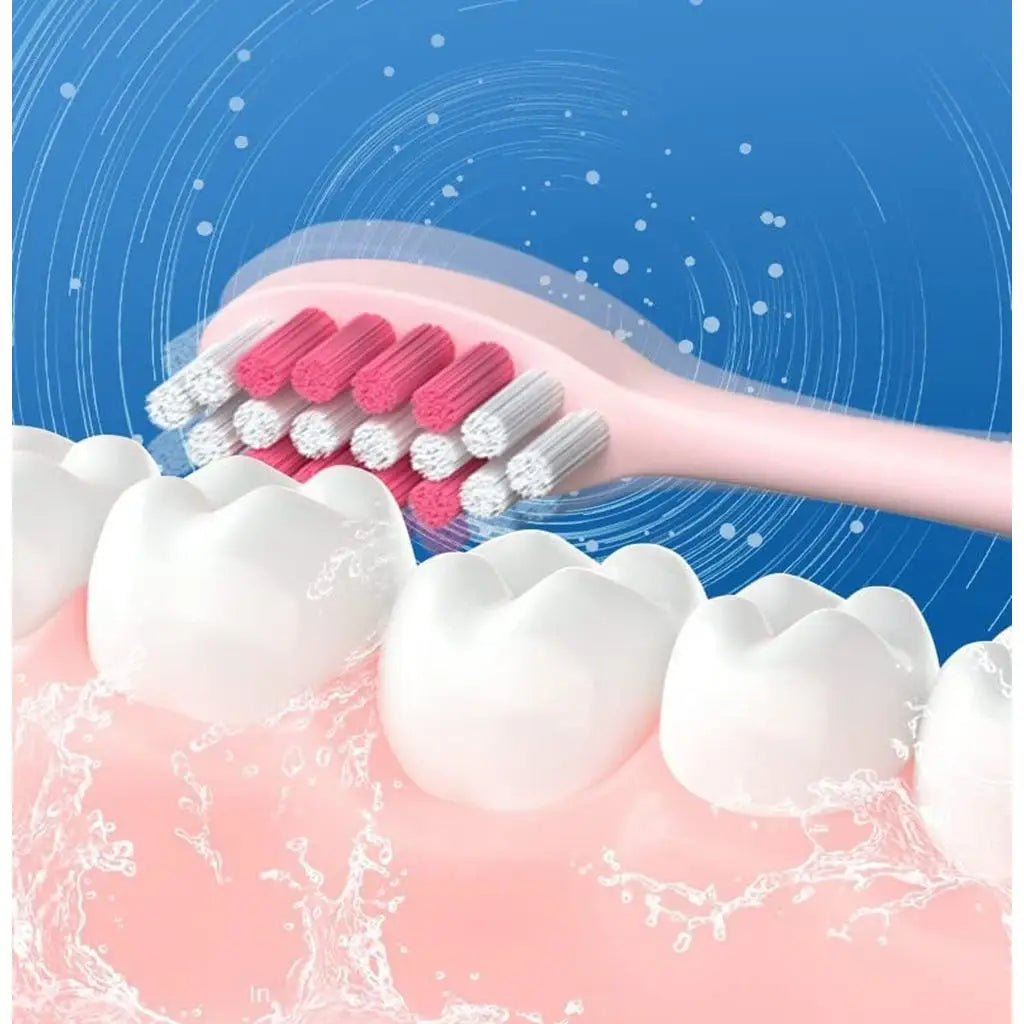Rechargeable Sonic Electric Toothbrush for Kids - 4 Replacement Heads, Soft Bristles, Ages 3-12
