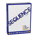 Sequence Family Strategy Board Game - Five-in-a-Row Game for 2+ Players, Ages 7+