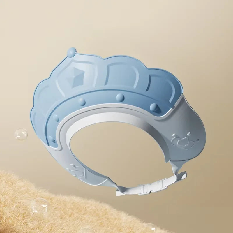 Adjustable Baby Shower Cap – Infant & Toddler Shampoo Shield with Ear Protection