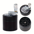 Manual Stainless Steel Nut & Hard Spice Grinder - Handheld Nutmeg, Ginger, Rock Salt & Peppercorn Crusher