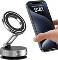 Upgraded Nano Gel Suction Cup Magnetic 360° Car Phone Mount – 110 lb (50 kg) Reinforced Vacuum Holder