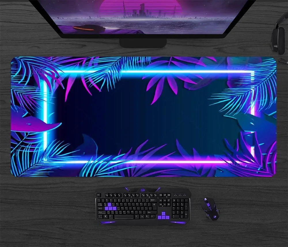 Large Gaming Mouse Pad Desk Mat XL Extended Keyboard & Mouse Pad — 30x80 / 40x90 / 50x100 cm (11.8x31.5, 15.7x35.4, 19.7x39.4 in)