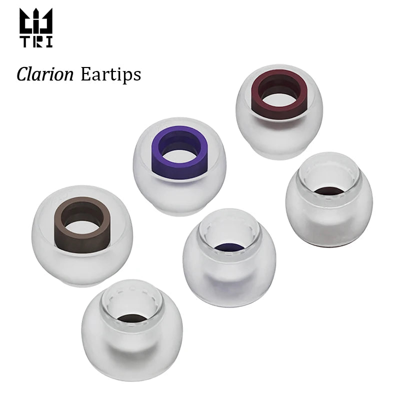 Silicone Earphone Eartips 3 Pairs S/M/L – Replacement Earbud Tips for IEMs & Wired Headsets