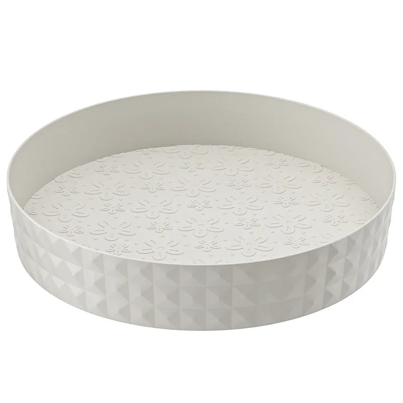 360 Degree Rotating Spice Rack 22.5 cm (8.9 in) Non-Slip Lazy Susan Tray for Kitchen, Pantry & Cosmetics