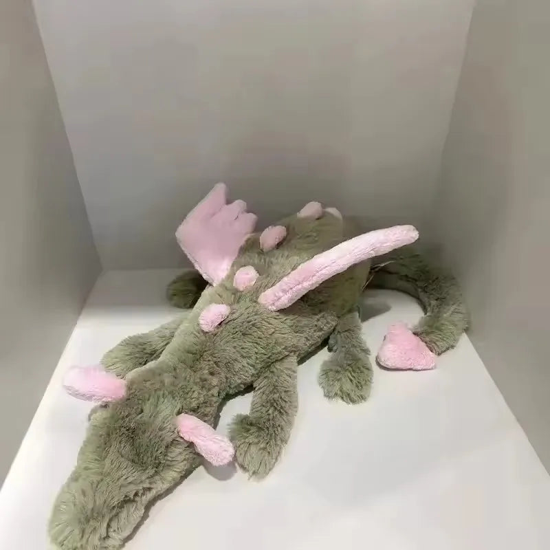 Matcha & Purple Dragon Plush Toy 55 cm (22 in) — Soft Cute Soothing Companion Gift