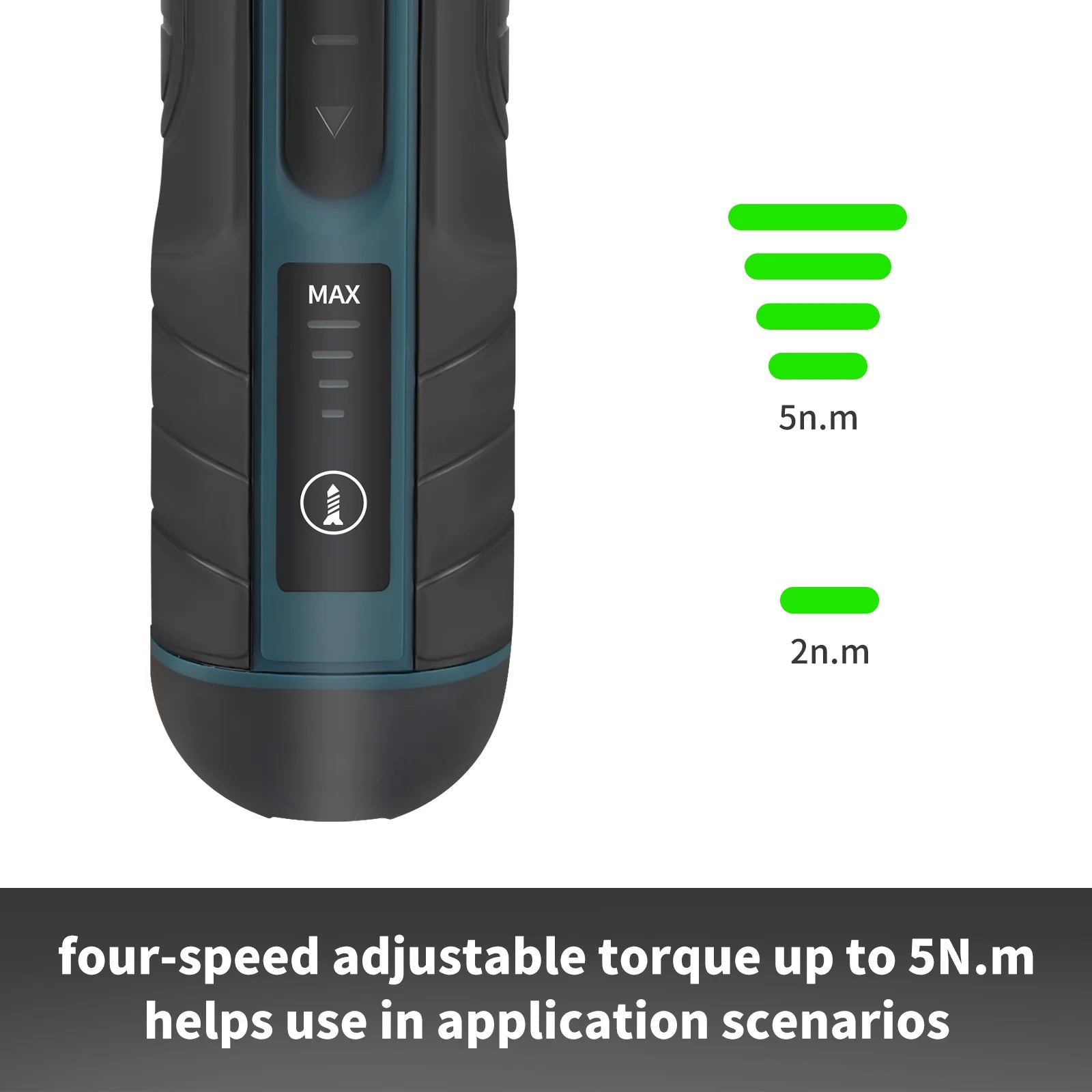 Cordless Electric Screwdriver 3.6V, 5 N·m Torque, 1/4" (6.35 mm) Chuck, 1300mAh Li-ion