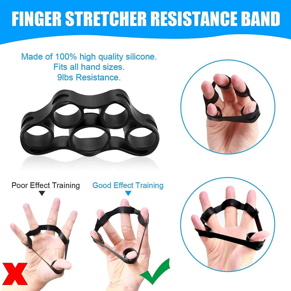 Adjustable Hand Gripper 10–60 kg (22–132 lb) Heavy-Duty Grip Strength Trainer — Wrist & Finger Exerciser with Accessories
