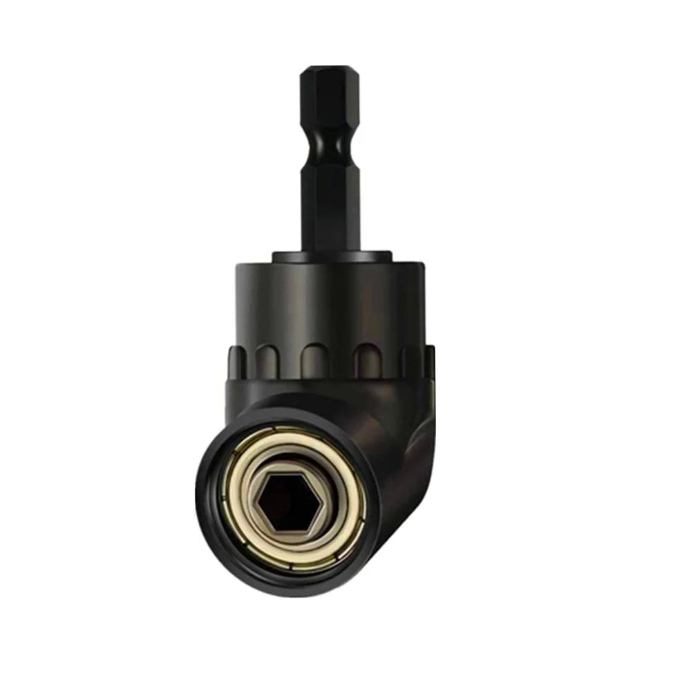 Impact-Grade 105° Angle Socket Adapter Right Angle Drill Driver Extension Screwdriver Bit Holder