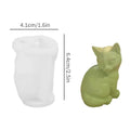 DIY Dog Silicone 3D Mold for Candles, Resin, Soap & Fondant — 3.0×2.2×2.2 in (7.5×5.5×5.5 cm)