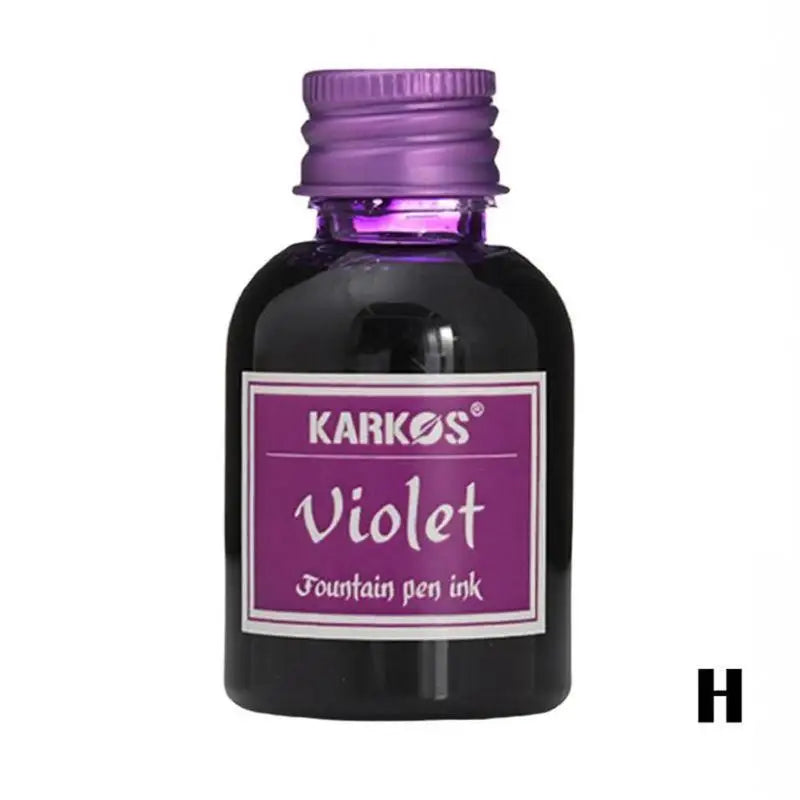 Colorful Fountain Pen Ink Refill 30ml (1.01 fl oz) — Universal Bottle for Calligraphy & School