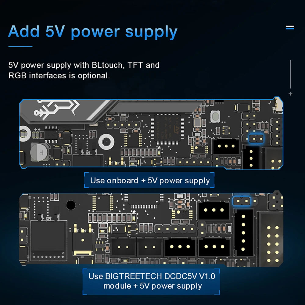 SKR Mini E3 Motherboard with TMC2209 UART — 3D Printer Mainboard Compatible with Ender 3, Ender 5 Pro, CR-10