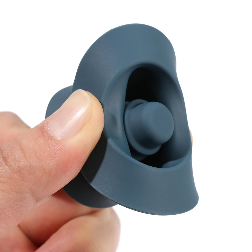 Silicone Wine & Champagne Bottle Stopper Vacuum Sealer Plug for Wine, Beer, Bar & Kitchen (6 x 6 x 3.5 cm / 2.36 x 2.36 x 1.38 in)