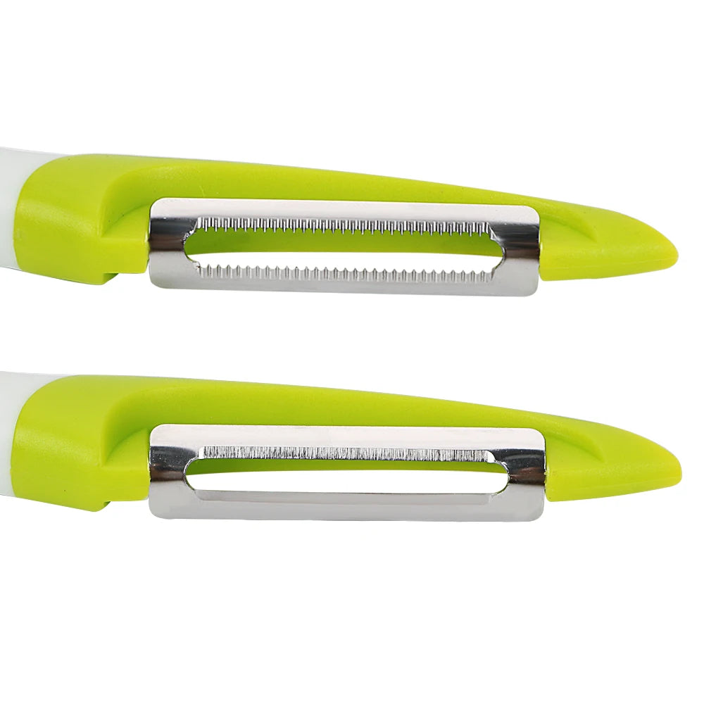 Stainless Steel Vegetable Peeler & Zester – Sharp Fruit & Veg Slicer for Carrot, Potato, Cucumber