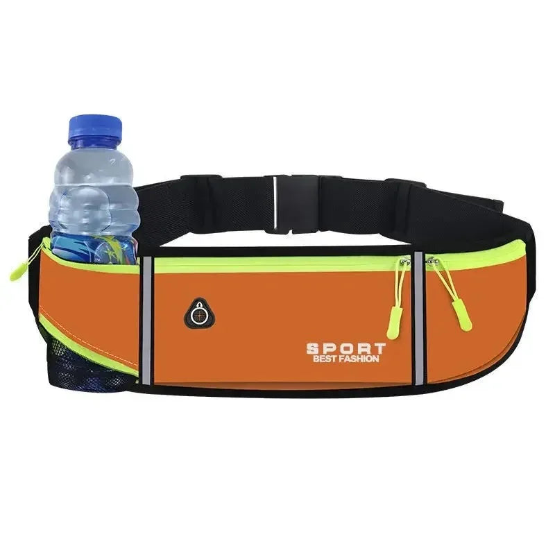 Lightweight Running Waist Bag with 3 Waterproof Pockets