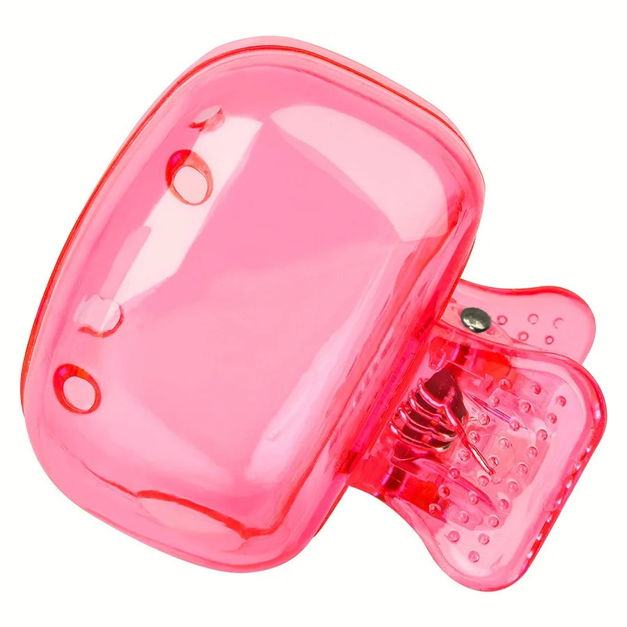 FanzyMarket travel toothbrush head covers in mixed colors, portable plastic caps for protecting toothbrush heads during travel.