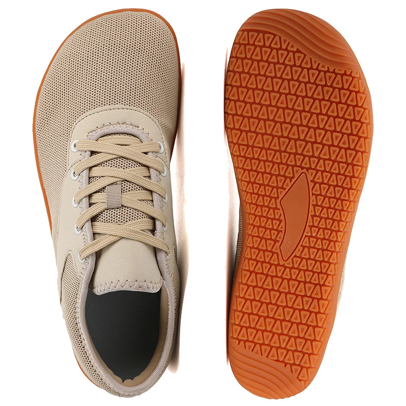 FanzyMarket men's breathable cotton lace-up casual shoes with lightweight EVA sole, ideal for spring and autumn.
