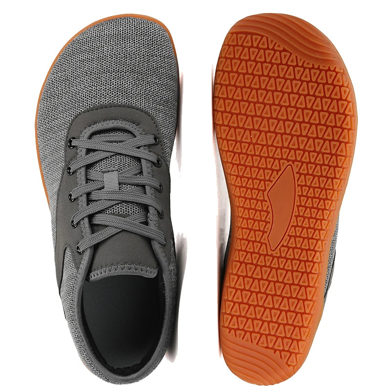 FanzyMarket men's breathable cotton lace-up casual shoes with lightweight EVA soles, suitable for spring and autumn.