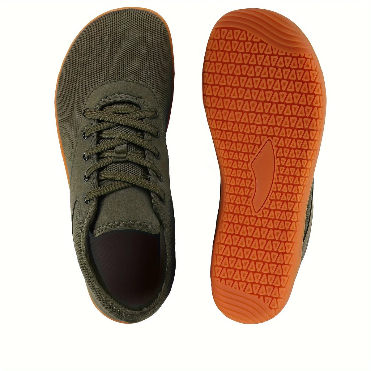 Black men's breathable cotton lace-up casual shoes with lightweight EVA sole, suitable for spring and autumn.