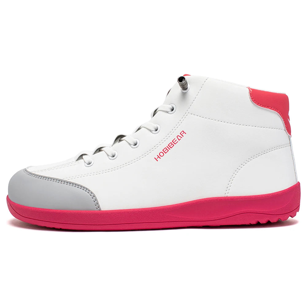 FanzyMarket green mid-top barefoot ankle boots with wide toe, zero-drop design, non-slip artificial leather shoes for comfortable footwear.