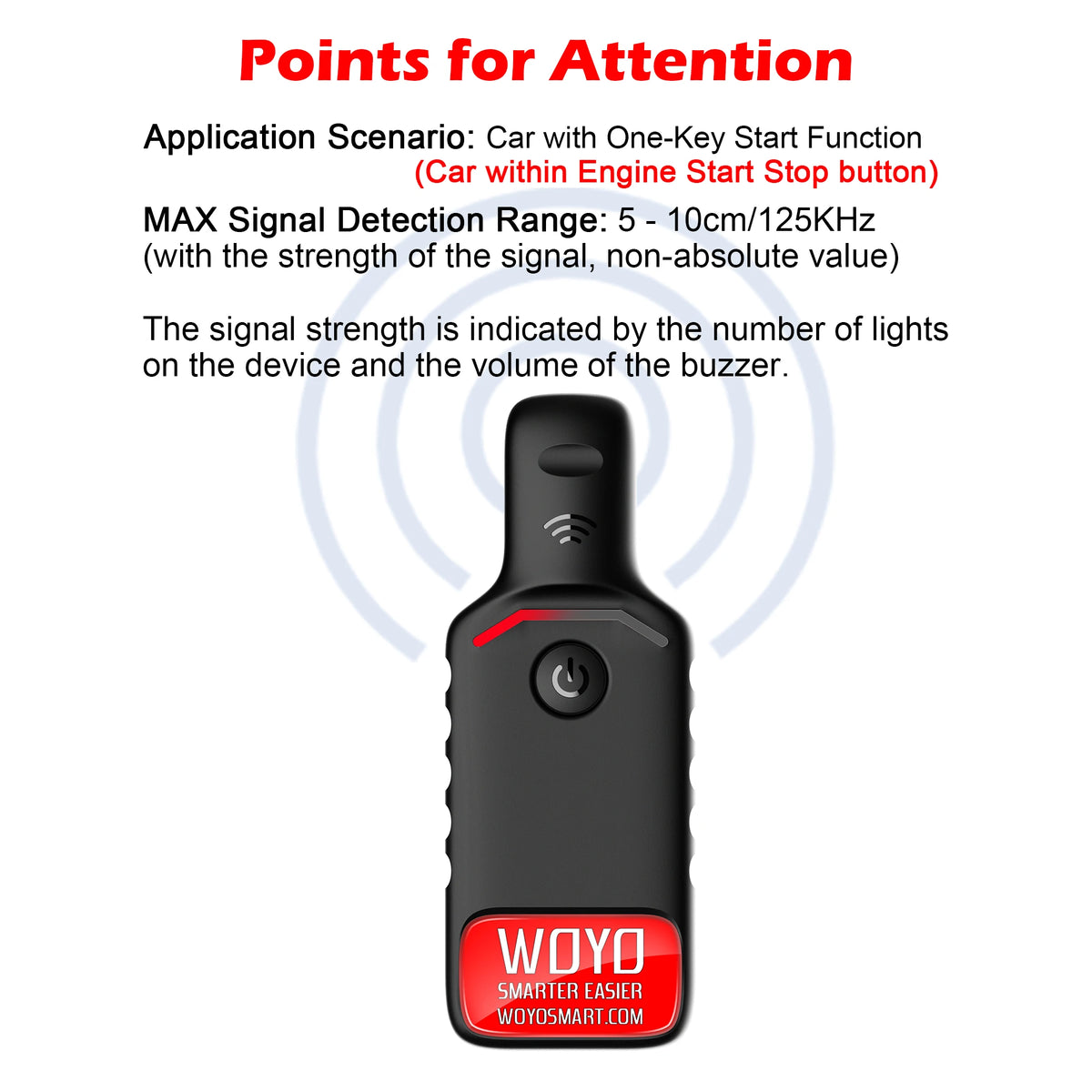 FanzyMarket PKE LF Transponder Coil Locator and Keyless Entry LF Antenna Detector for car transponder testing and coil detection.