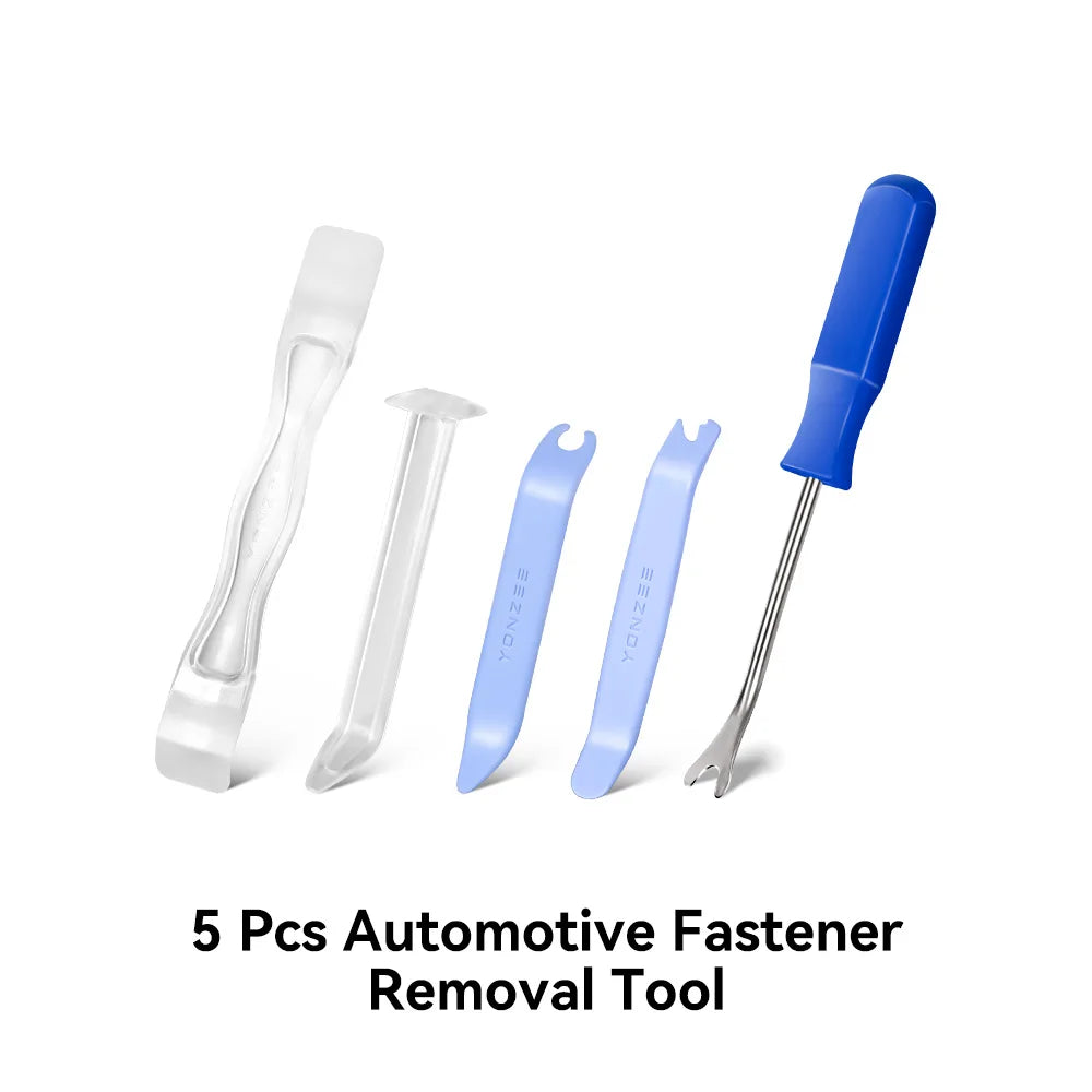 FanzyMarket 5-piece car trim removal tool kit with panel and door clip pry tools for auto interior interior repair and panel removal.