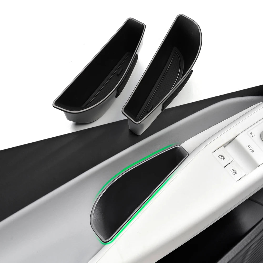 FanzyMarket car door handle storage tray organizer for ID.4, includes 2 or 4 pieces for front and rear armrest storage.