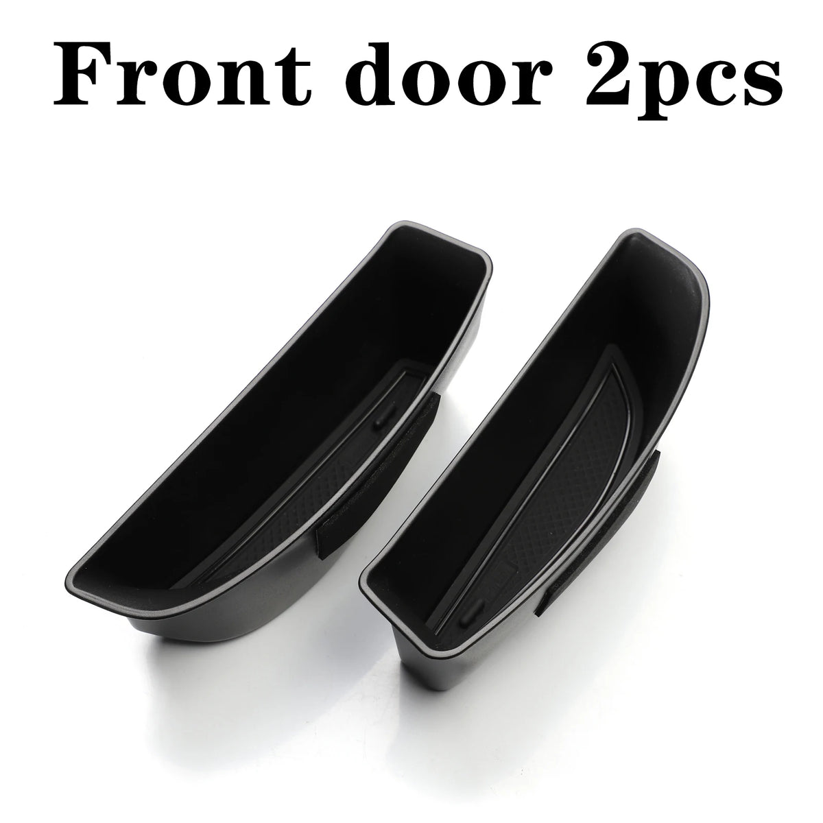 FanzyMarket car door handle storage tray organizer for VW ID.4, includes 2 or 4 pieces for front and rear armrest storage, red color.