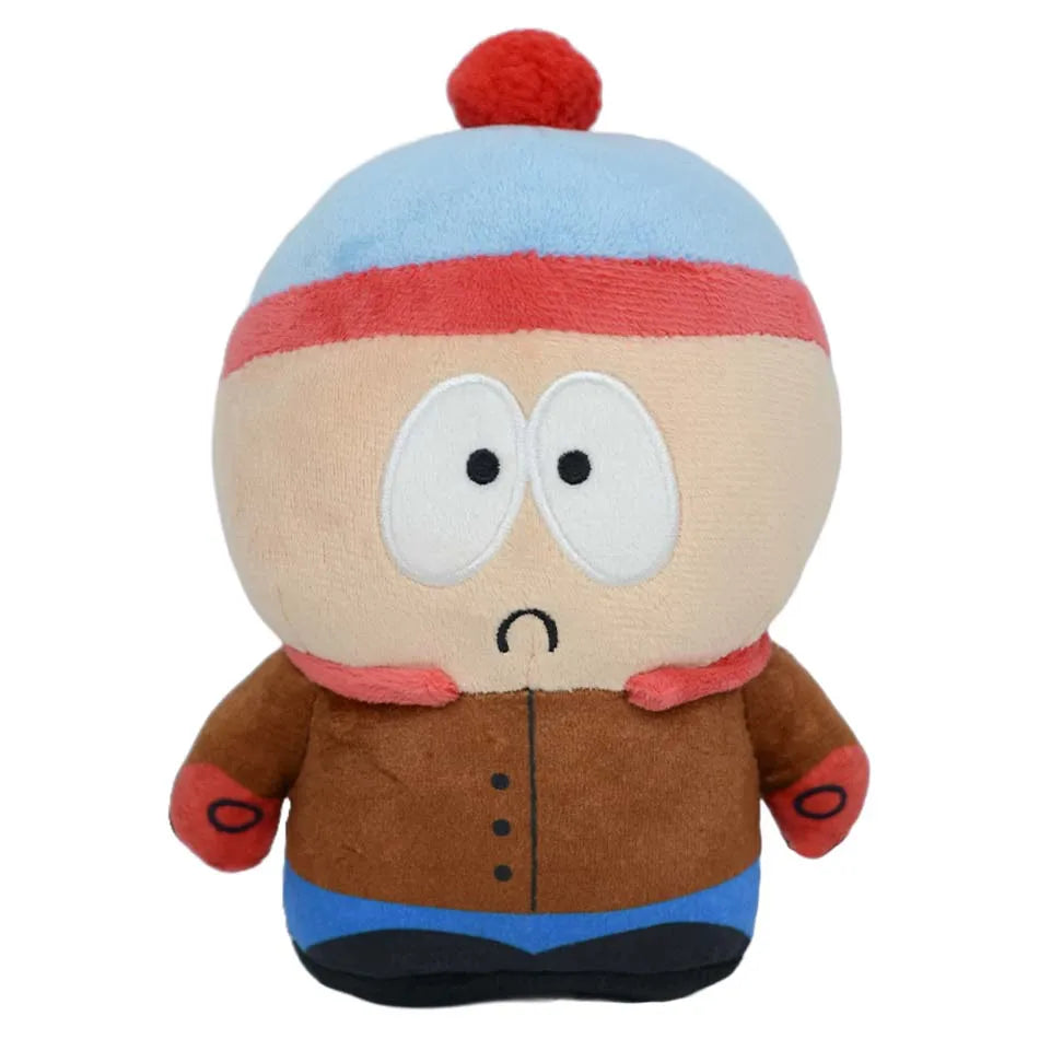 20cm South Park plush toys featuring Cartman, Stan, Kyle, Kenny, and Butters, soft stuffed dolls for kids from FanzyMarket.