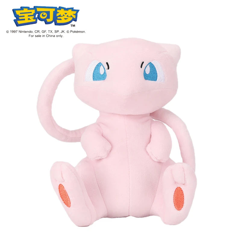 Colorful plush toys featuring Gengar, Pikachu, Charizard, and Piplup from FanzyMarket, soft stuffed animals for kids, 6-12 inches.